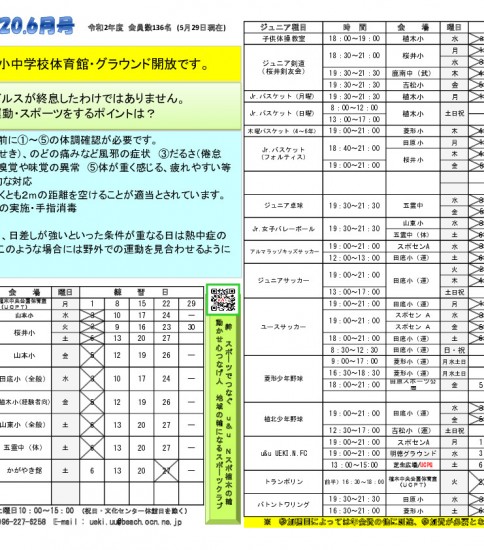 令和２年度６月プログラム投稿します。